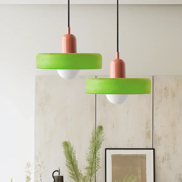 Scandinavian Pendant Light for Living Room and Dining Room – Minimalist Design with AdjustaBowlifte Height – Glass | Bowlift