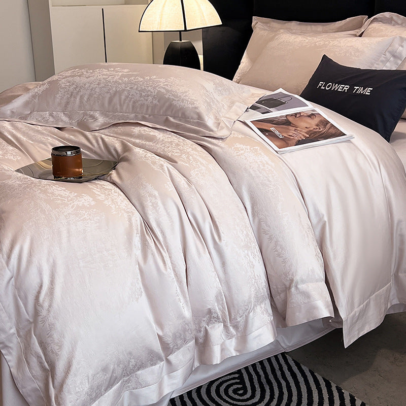 Cotton bedding set, 100 thread count, long staple cotton