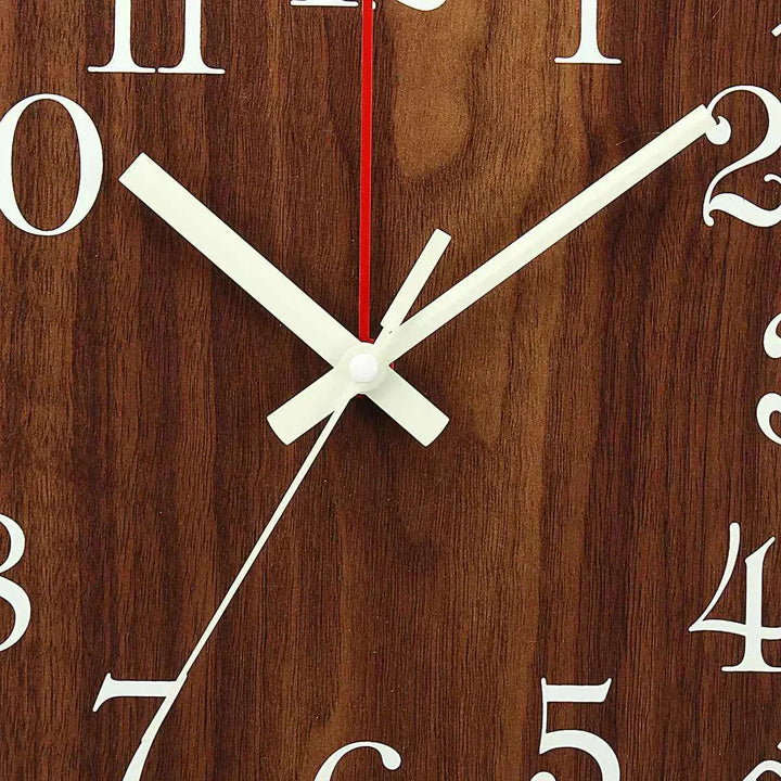 BowLift | Glowtic Illuminating Wall Clock | Wood Design | Silent | Night Light | Nordic Style | Gift Idea