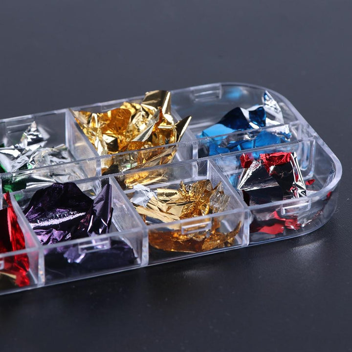 12 Pack Nail Art Foil Paper | Bowlift