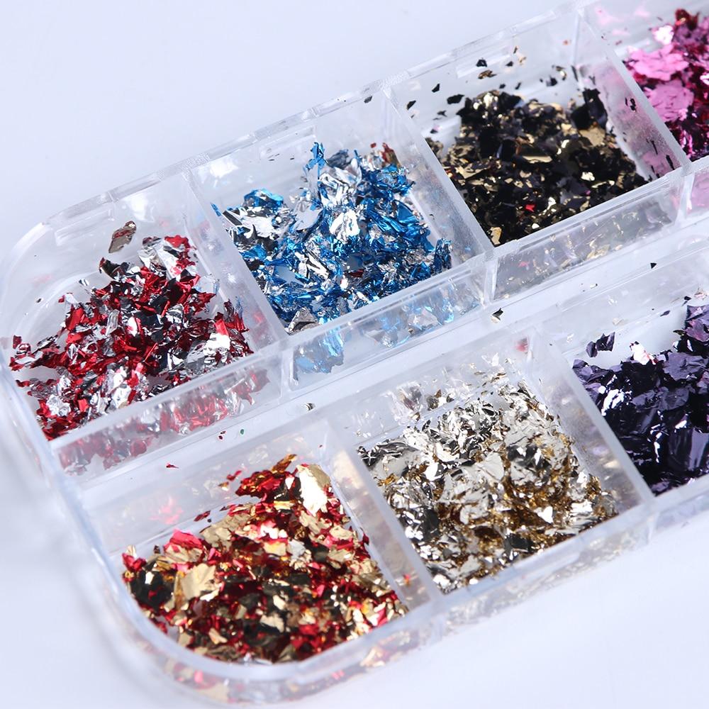 12 Pack Nail Art Foil Paper | Bowlift