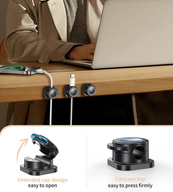 BowLift | 12 pieces magnetic cable clips