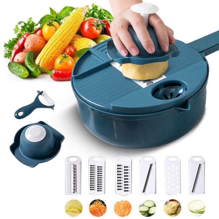 BowLift | 12-in-1 Multifunctional Chopper Set - ChefEase