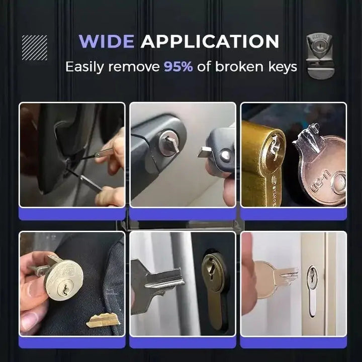 BowLift | 12-piece Key Removal Tool Set – for removing broken keys from locks!
