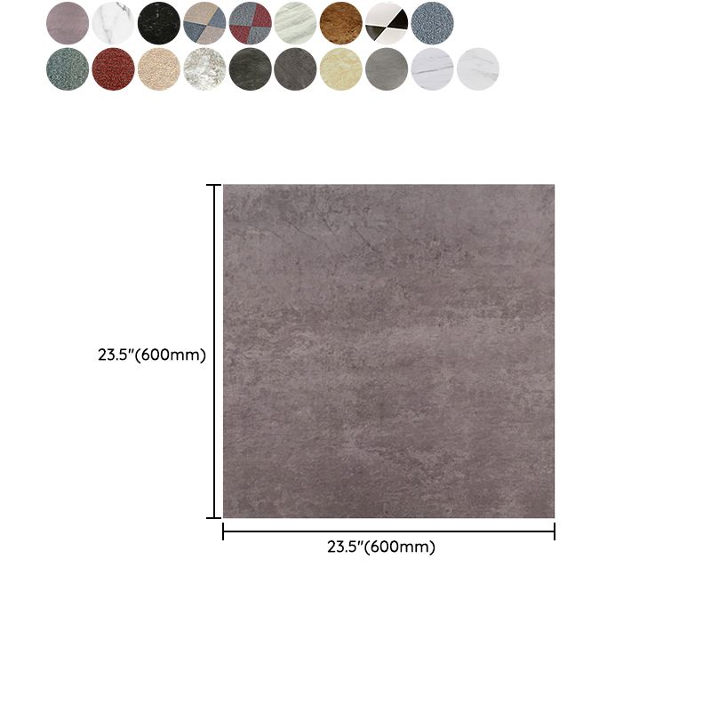 BowLift | Rectangular PVC Floor Covering Peel and Stick Matte Stone Look Vinyl Floor