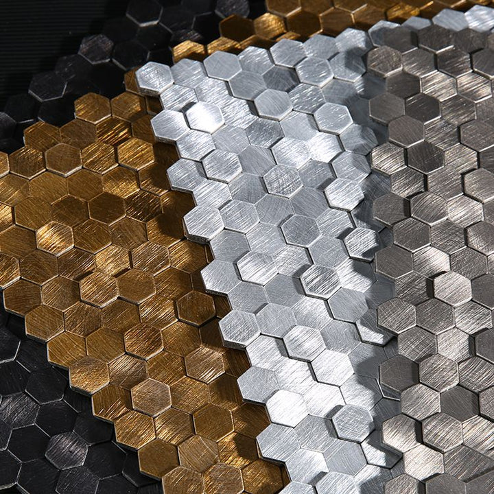 BowLift | Mosaic Tiles - Waterproof Peel and Stick Wall Tile with Hexagonal Shape