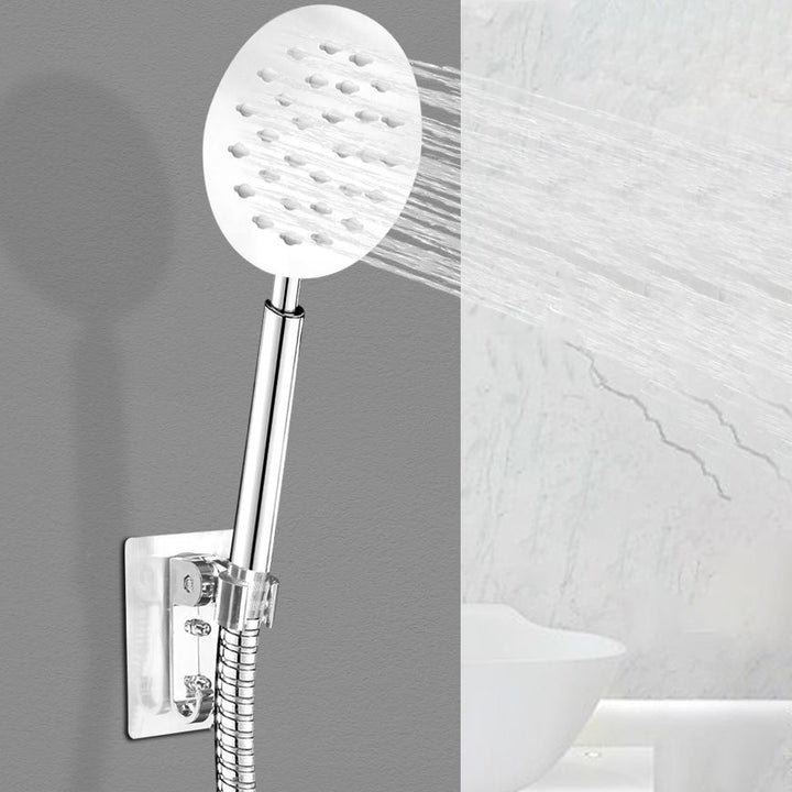 BowLift | Round Shower Head Stainless Steel 3 Sprays Wall Mounted Hand Shower