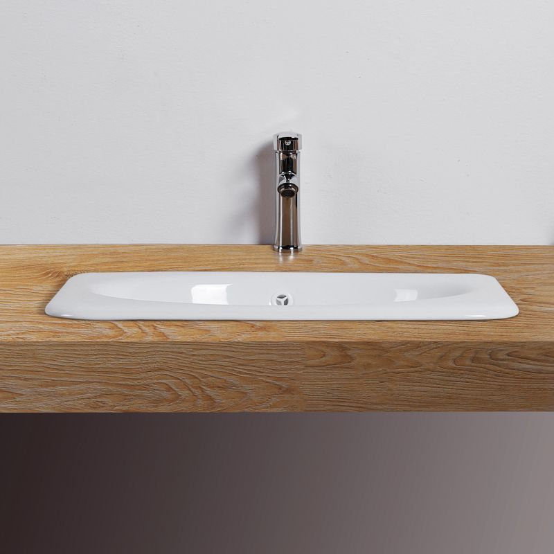 BowLift | Traditional square washstand ceramics metal base washbasin