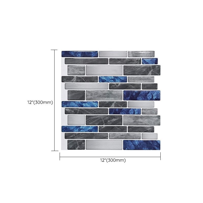 BowLift | Square Peel & Stick Tile Stone Composite Subway Tile for Backsplash Wall