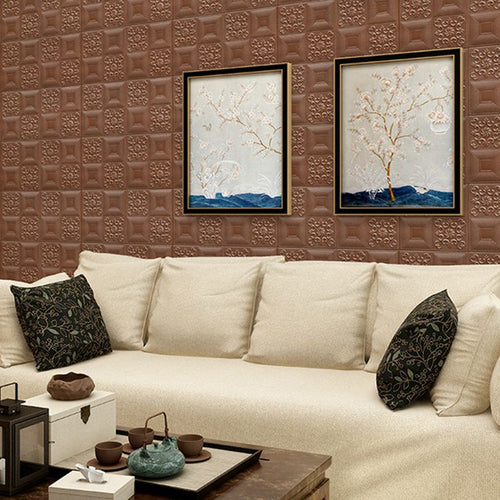 BowLift | Modern Wall Panel Peel and Stick Texture Effect Design Square Wall Panel