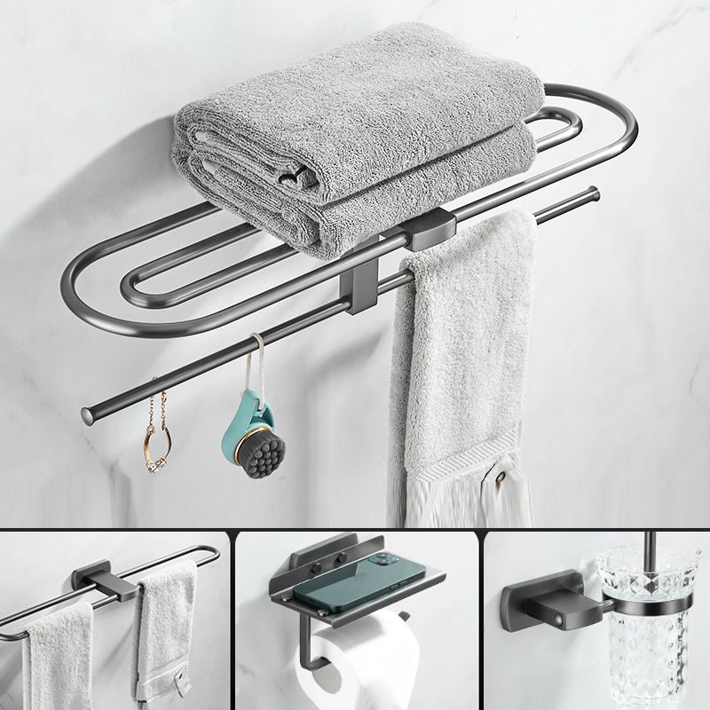 BowLift | Modern Silver Bathroom Accessories As Individual Piece Or In Set With Towel Bar
