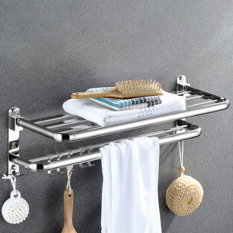 BowLift | Modern Bathroom Accessory Set Silver Metal Bathroom Accessory