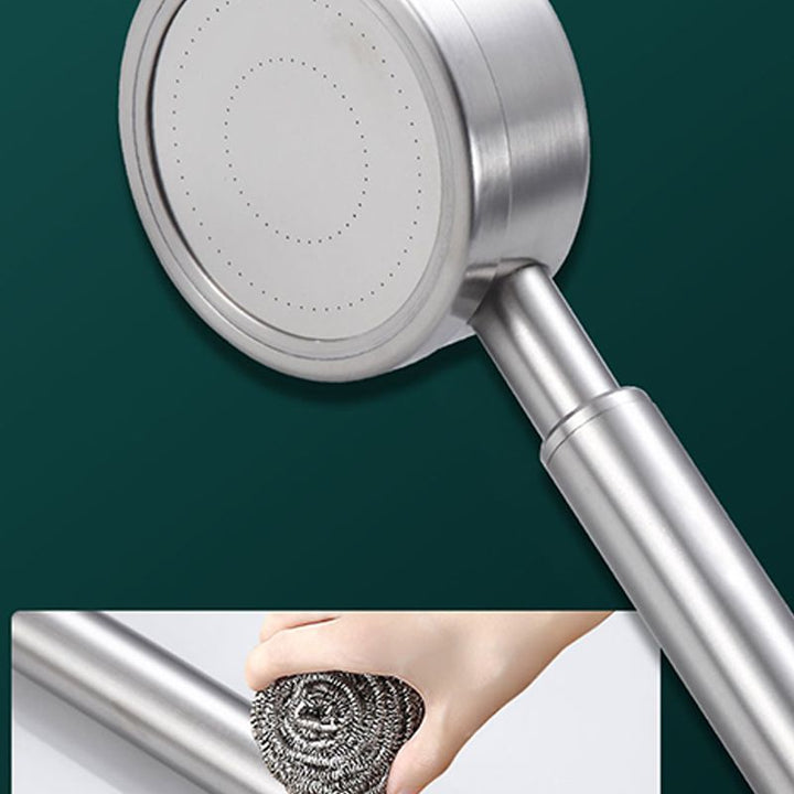 BowLift | Round Water Filtration Handheld Shower Medium Flow Stainless Steel Handheld Shower