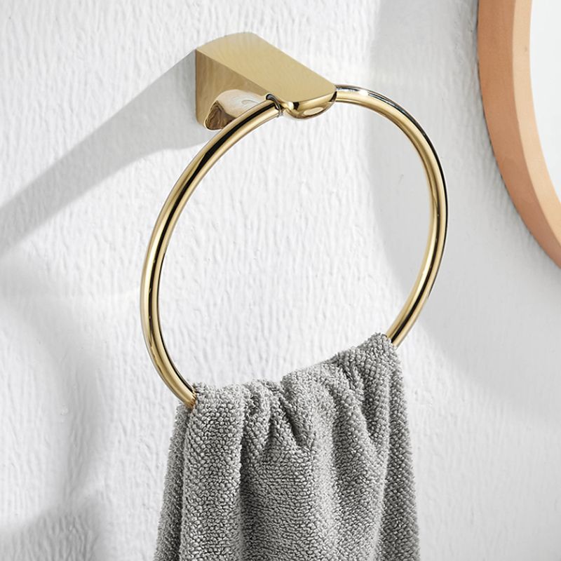 BowLift | Traditional Bathroom Fixtures Gold Bathroom Shelf Bathroom Accessory Set