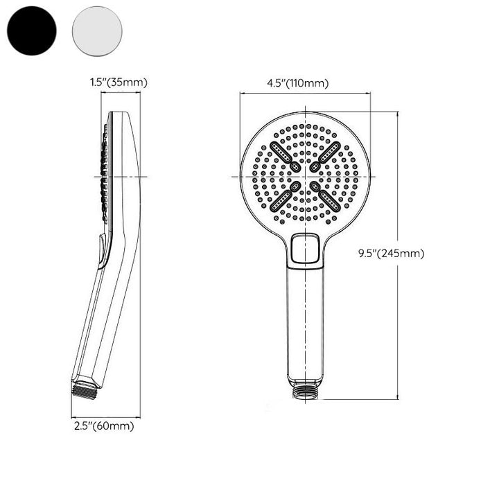 BowLift | Contemporary Handheld Shower Self-Cleaning Wall-Mounted Handheld Shower