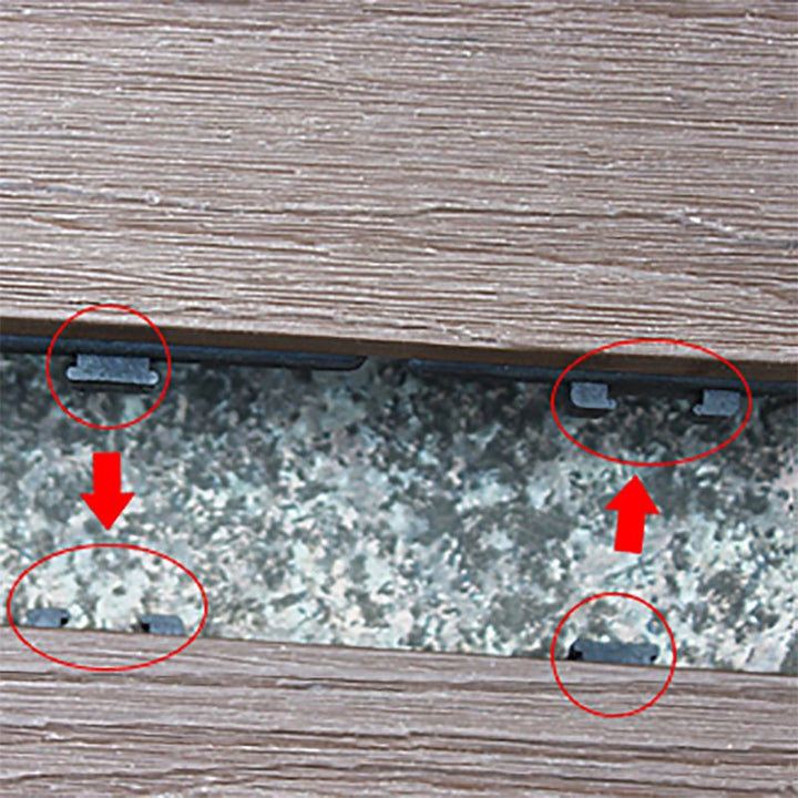 BowLift | Outdoor Ground Board Strips Composite Waterproof Square Deck Board