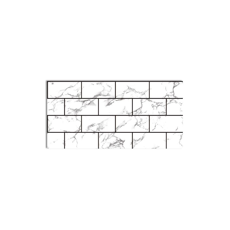 BowLift | Modern Peel and Stick Tile PVC Rectangular 10 Pack Peel & Stick Field Tile for the Kitchen