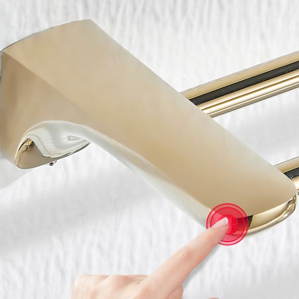 BowLift | Traditional Bathroom Fixtures Gold Bathroom Shelf Bathroom Accessory Set
