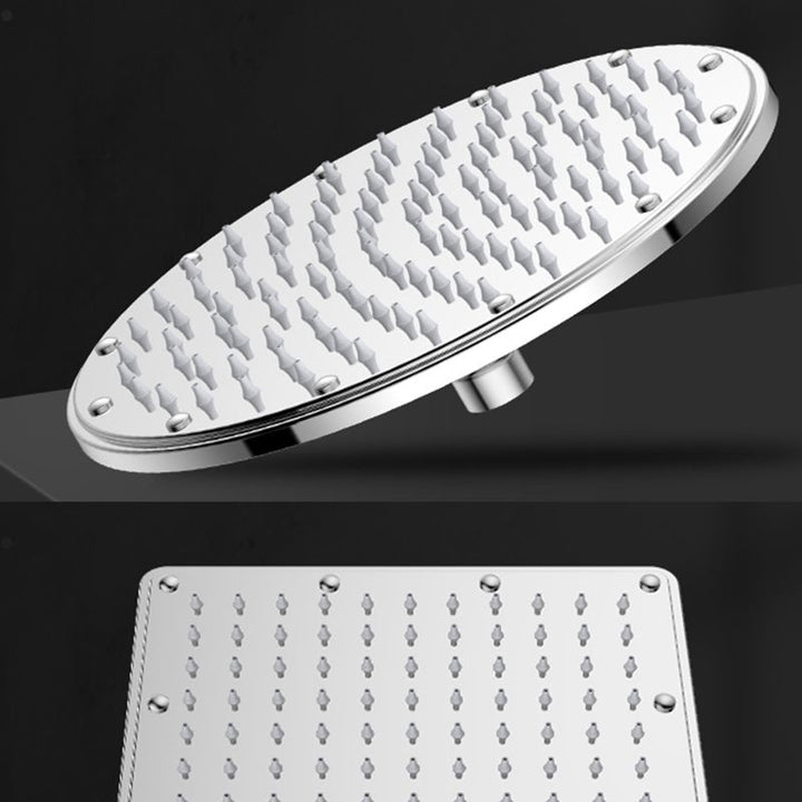 BowLift | Solid square showerhead Standard spray pattern Large showerhead