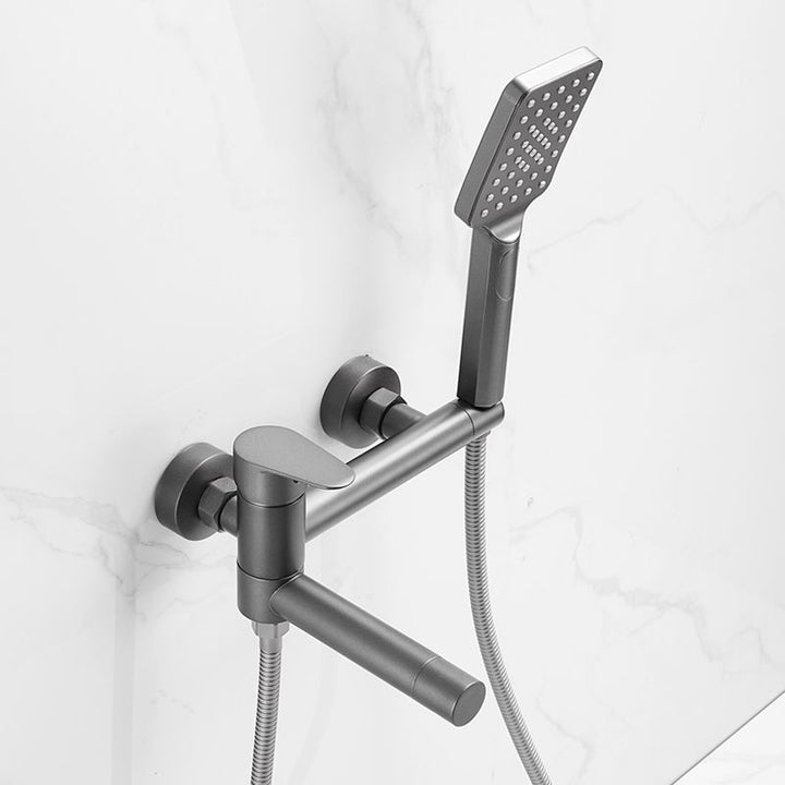 BowLift | Contemporary Wall Mounted Bathtub Filler Single Handle Metal Faucet