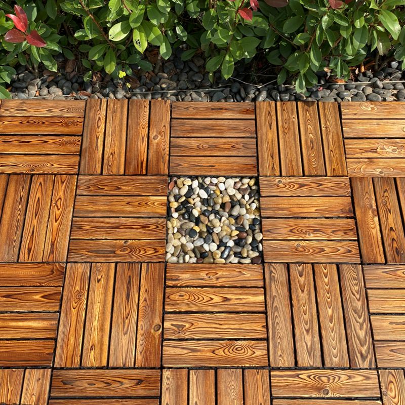 BowLift | Outdoor composite decking tiles with snap-in stripe detail kit decking tiles