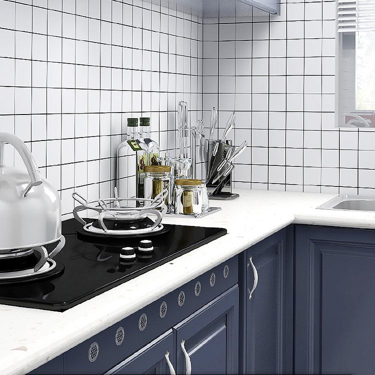 BowLift | Rectangular Mold Resistant Tile PVC Singular Peel & Stick Tile for the Kitchen