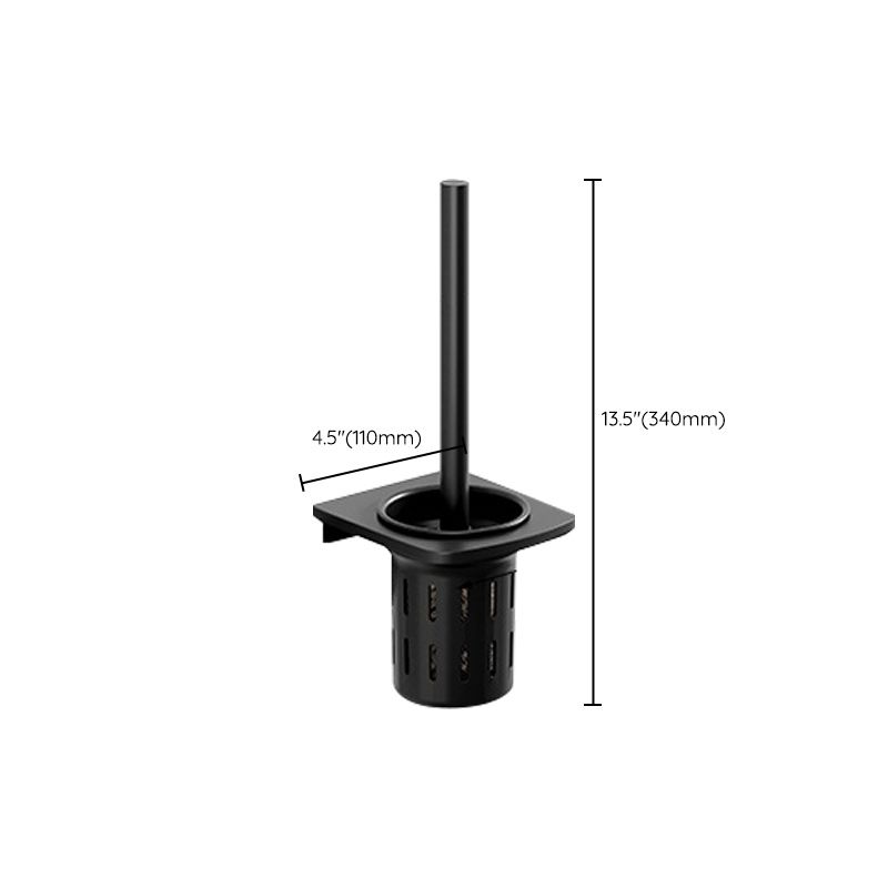 BowLift | Modern Aluminum Bathroom Accessory Set Matte Black Bathroom Shelf/Towel Holder/Paper Holder
