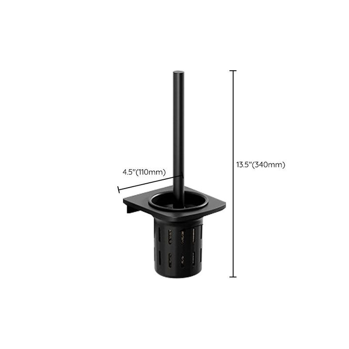 BowLift | Modern Aluminum Bathroom Accessory Set Matte Black Bathroom Shelf/Towel Holder/Paper Holder