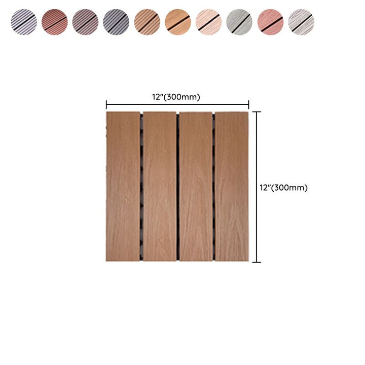 BowLift | Corrosion-resistant Wood Floor Modern Style Square Outdoor Wood Floor