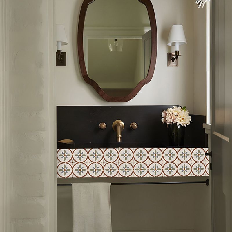 BowLift | Waterproof Peel & Stick Tile Square Pattern Print Single Tile