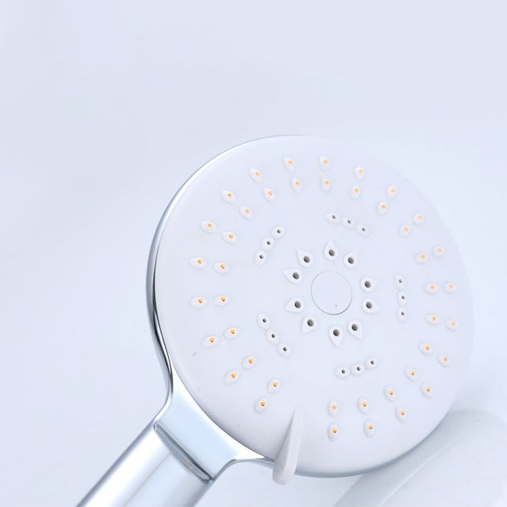BowLift | Silver Shower Head Combo Metal Modern 5 Spray Patterns Shower Heads