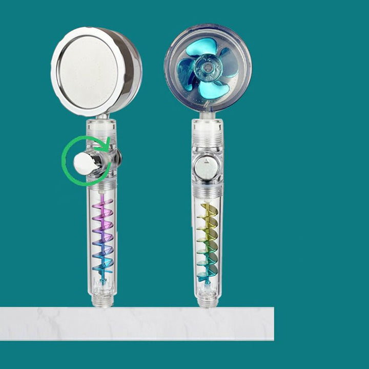 BowLift | Modern showerhead bathroom hand shower made of plastic with adjustable water flow