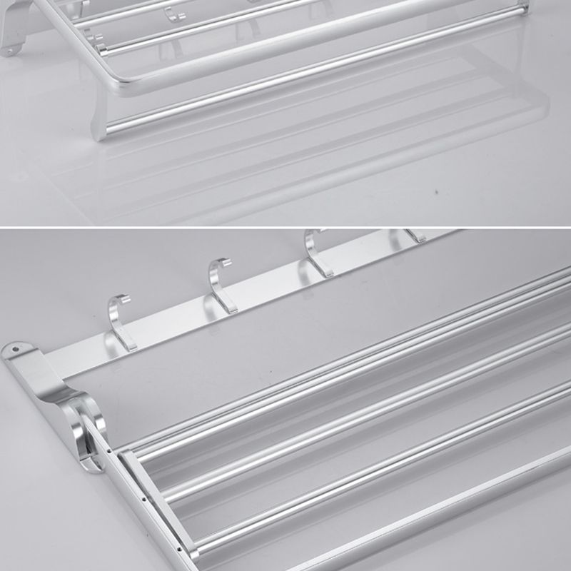 BowLift | 6-piece contemporary bathroom accessory set bathroom shelf/towel bar paper holder included