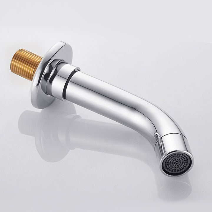 BowLift | Modern Cross Handle Faucet Monochrome Wall Mounted Bathroom Faucet