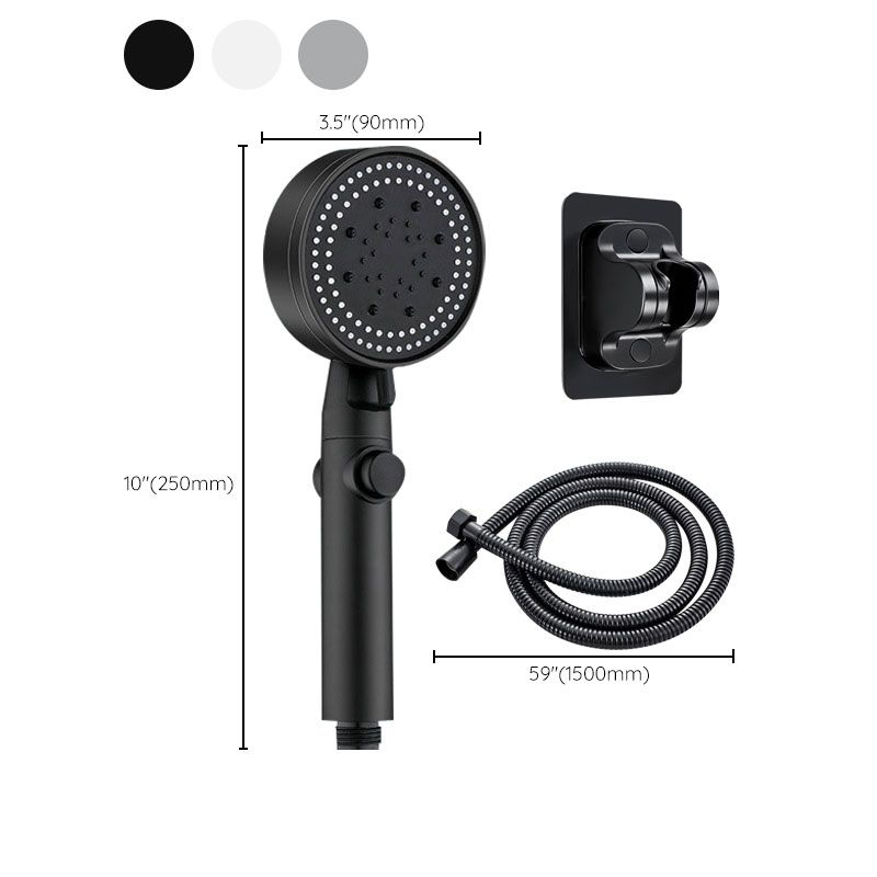 BowLift | Contemporary Showerhead Combination Handheld Shower Plastic Wall Mount Round Showerhead