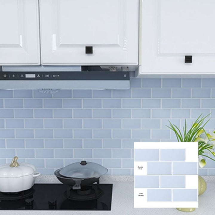 BowLift | Peel & Stick Subway Tiles Plastic Stain Resistant Peel & Stick Subway Tiles 5-Pack