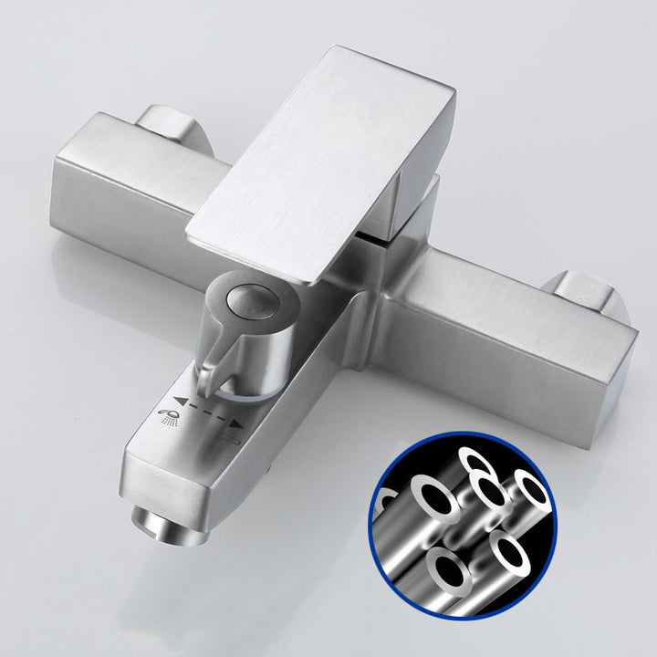 BowLift | Modern Bathtub Faucet Mounting Kit 304 Stainless Steel Wall Mount Bathroom Faucet