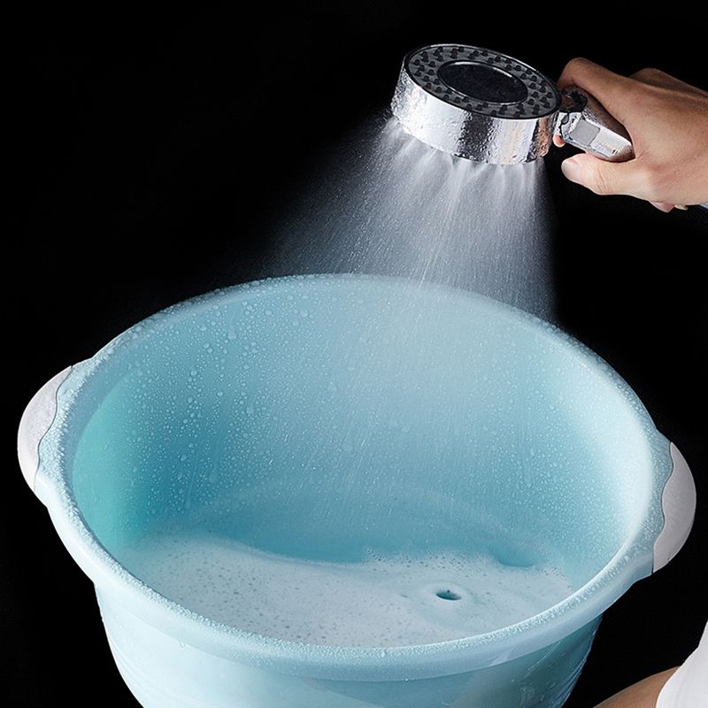 BowLift | Contemporary Wall Mounted Showerhead Combination Chrome Round Hand Shower