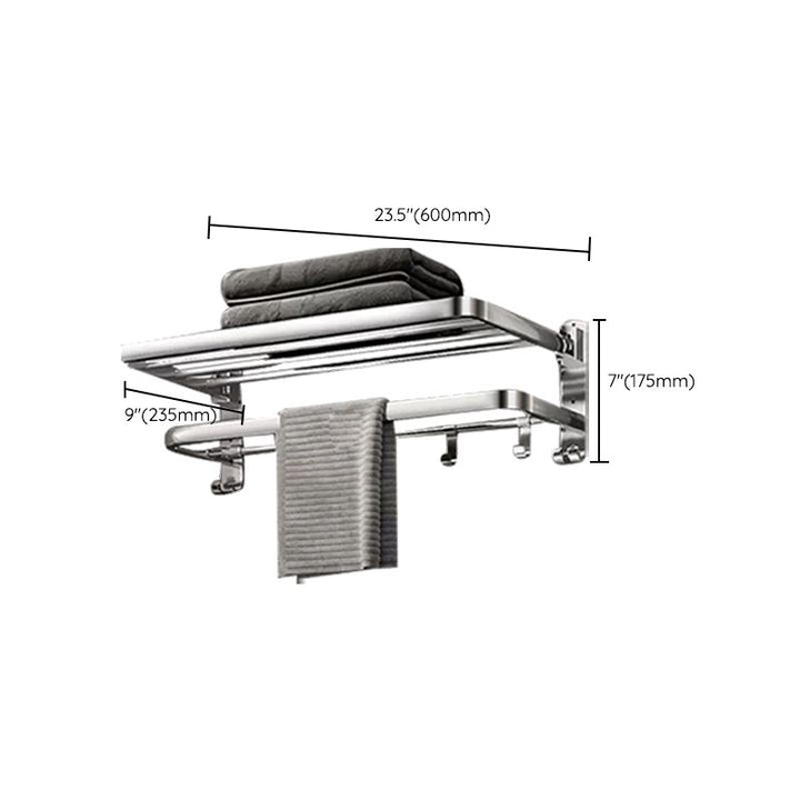 BowLift | Modern Polished Chrome Bathroom Accessory Set made of Stainless Steel