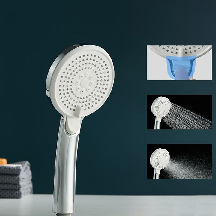 BowLift | Modern Style Round Handheld Shower Bathroom Metal Wall-Mounted Hand Shower