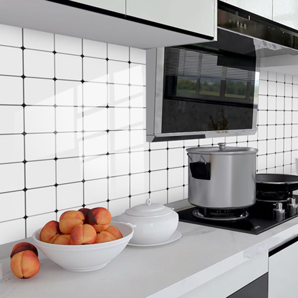 BowLift | Square Peel and Stick Back Wall Tile PVC Peel and Stick Tile for the Kitchen