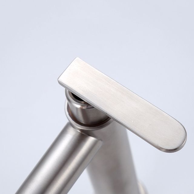 BowLift | Modern Vessel Faucet Stainless Steel Low Arc Sink Faucet