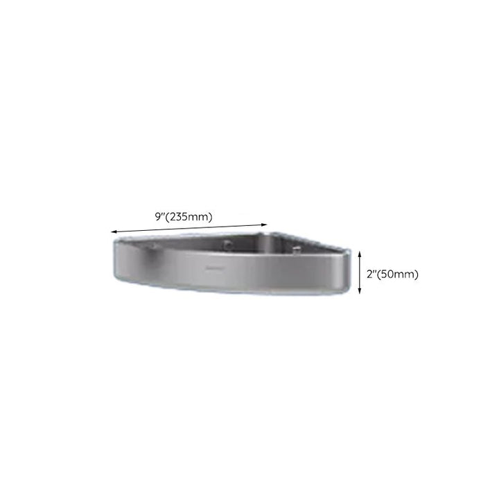 BowLift | Contemporary bathroom accessory set made of aluminum with towel holder/bath shelf