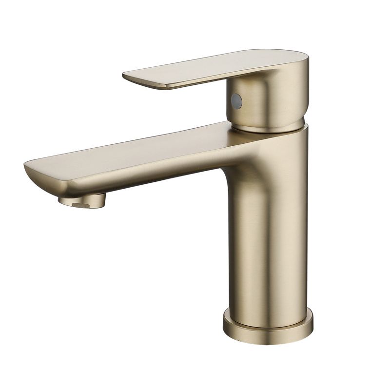 BowLift | Modern Brass Sink Faucet Single Hole Bathroom Faucet Lever Handle Tap