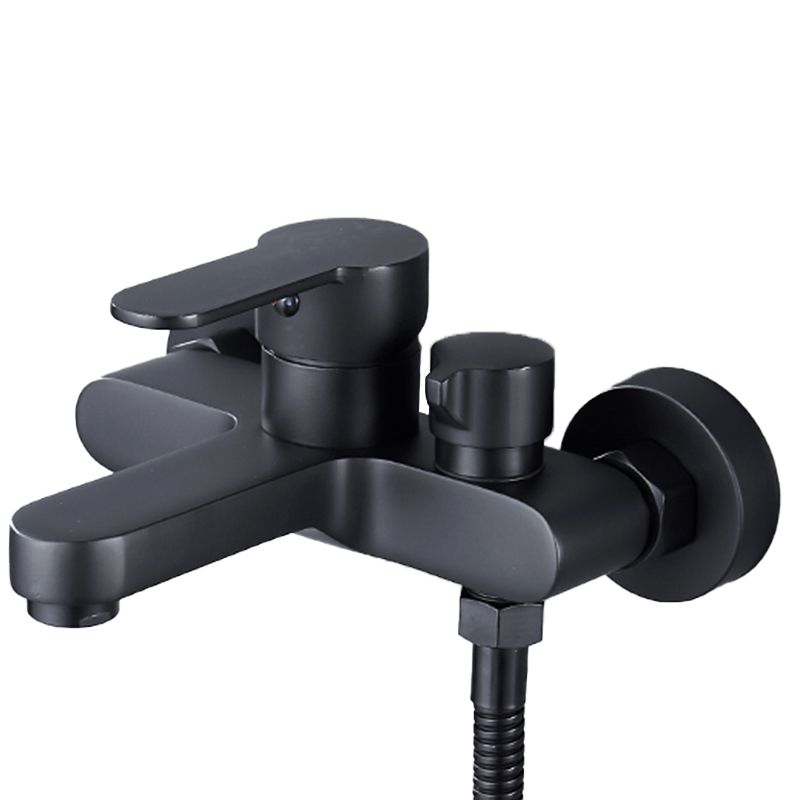 BowLift | Modern Bathtub Faucet Lever Handle Wall Mounted Fixed Bathtub Faucet