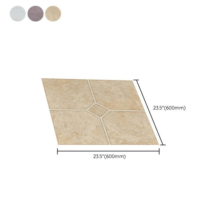 BowLift | Rectangle PVC Flooring Smooth Peel and Stick Wood Look Vinyl Floor