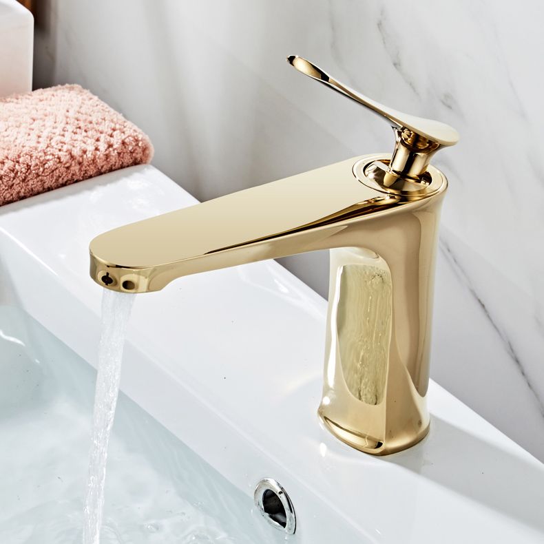 BowLift | Luxury 1 Handle Sink Bathroom Faucet Round Brass Sink Faucet with Water Hose