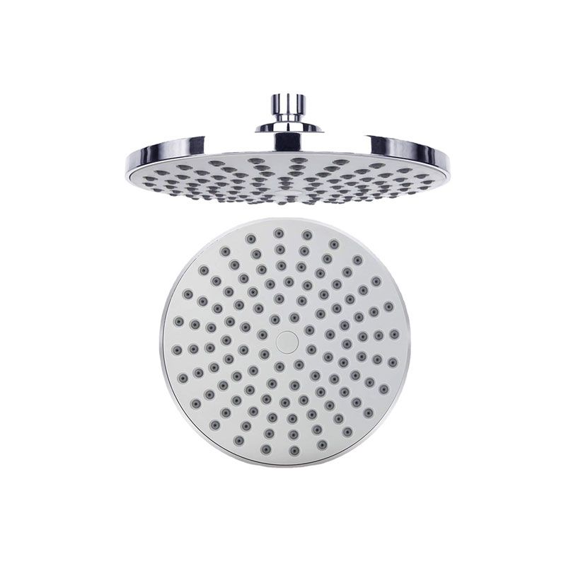 BowLift | Contemporary Fest Shower Head Round Shower Head Combo in Silver