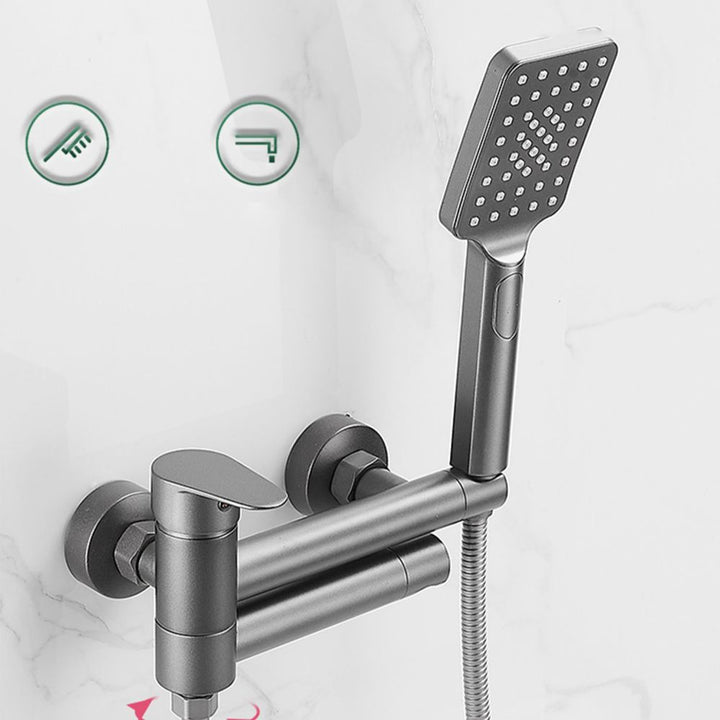 BowLift | Wall-mounted metal bathtub faucet low arch single lever bathtub faucet trim
