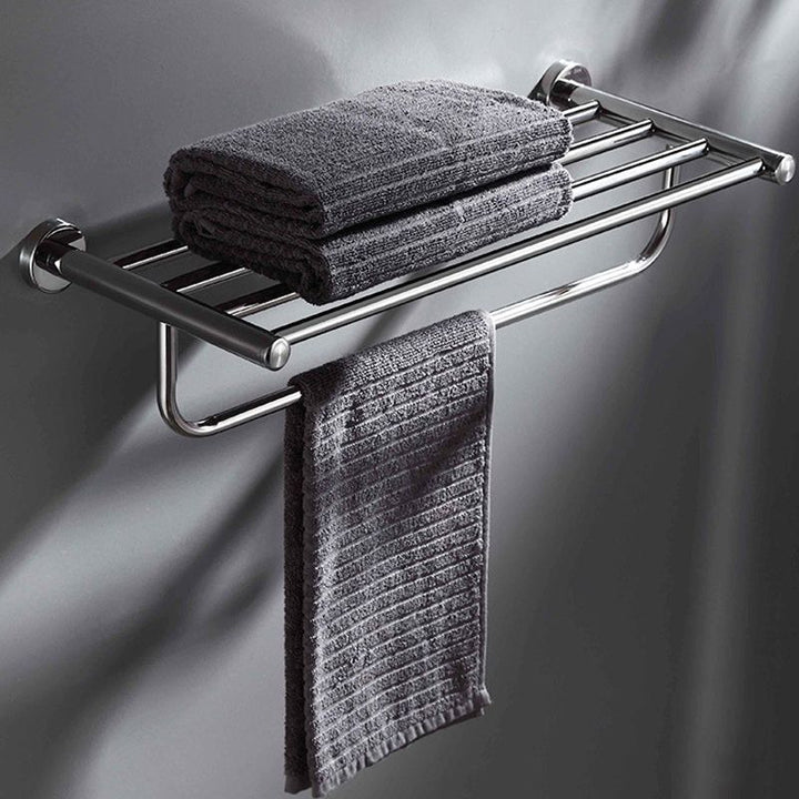 BowLift | Modern Bathroom Accessories Bathroom Shelf Towel Bar Stainless Steel Bathroom Accessory Set